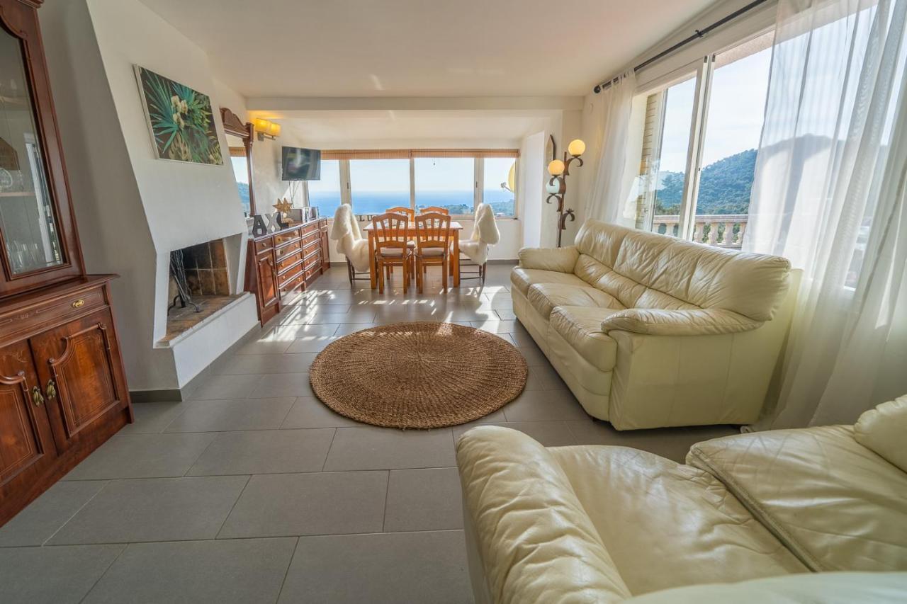 Villa Vista Lux, Piscina Privada Y Zona Exterior Con Vista Mar 또사데마르 외부 사진
