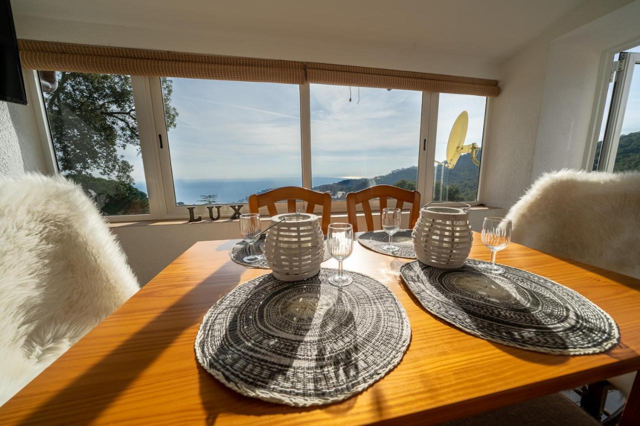 Villa Vista Lux, Piscina Privada Y Zona Exterior Con Vista Mar 또사데마르 외부 사진
