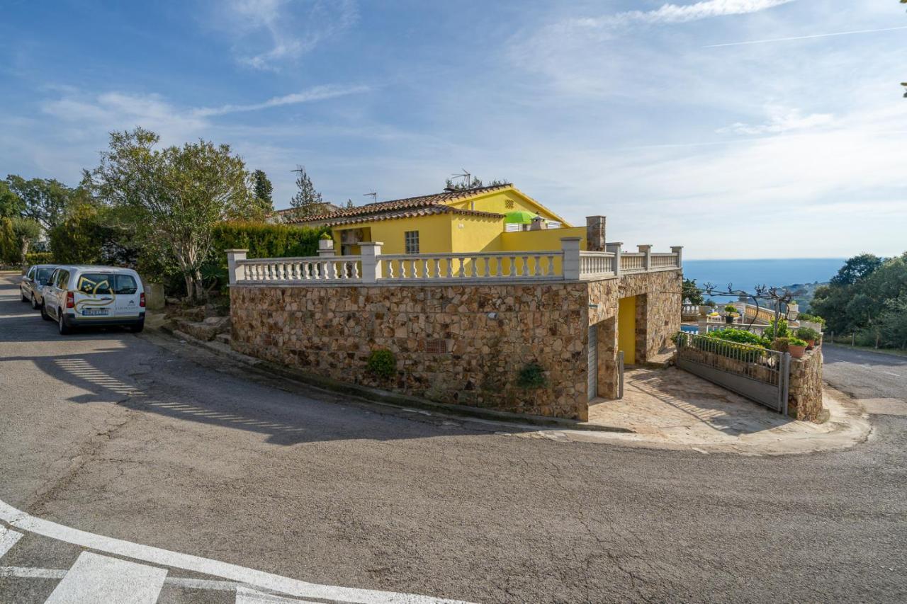 Villa Vista Lux, Piscina Privada Y Zona Exterior Con Vista Mar 또사데마르 외부 사진